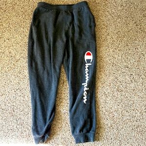Dark grey champion sweats